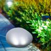 Gadpiparty Solar Garden Lights Outdoor Glow Cobblestone Shaped Lamp Garden Decor Light Waterproof Landscape Night Lights for Lawn Patio Path White