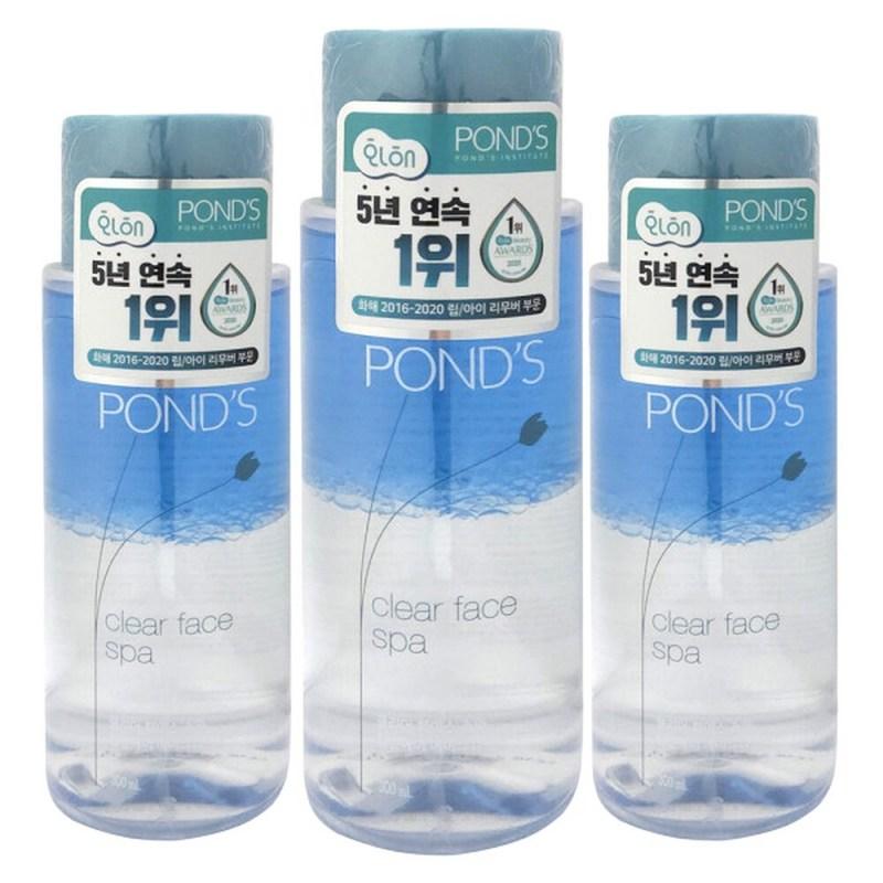 Ponds Clear Spa Lip & Eye Remover Makeup Remover 300ml 3 pcs