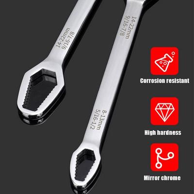 8mm-22mm Self-Tightening Double End Multi Functional Universal Cr Vandium Wrench