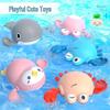 Baby Bath Toy Set: Wind-Up Dolphin & Turtle