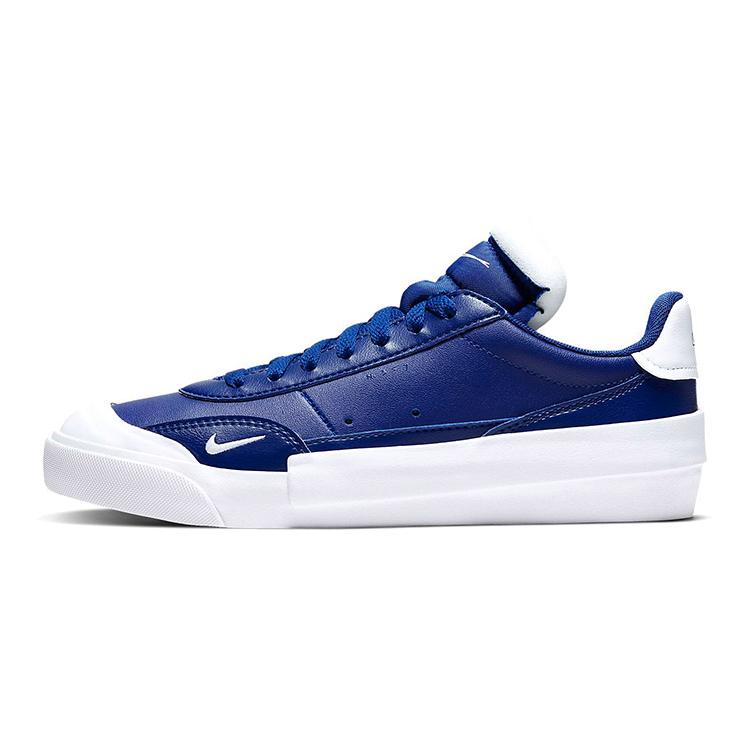 

New Nike Drop Type PRM Low Top Kids Skateboarding Shoes Blue White Teenagers CQ4383-400 36