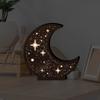 Bohemian Led Luminous Lamp Hollow Wooden Ornament Butterfly Lotus Night Light Sculpture Art For Home Decor