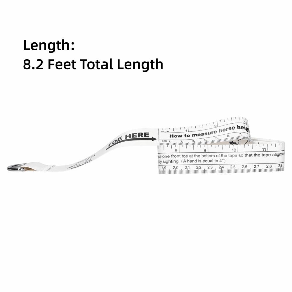 2Pcs Double Sided Scale Horse Weight Tape PVC Animal Husbandry Tool Farm Measuring Tool Farm Use