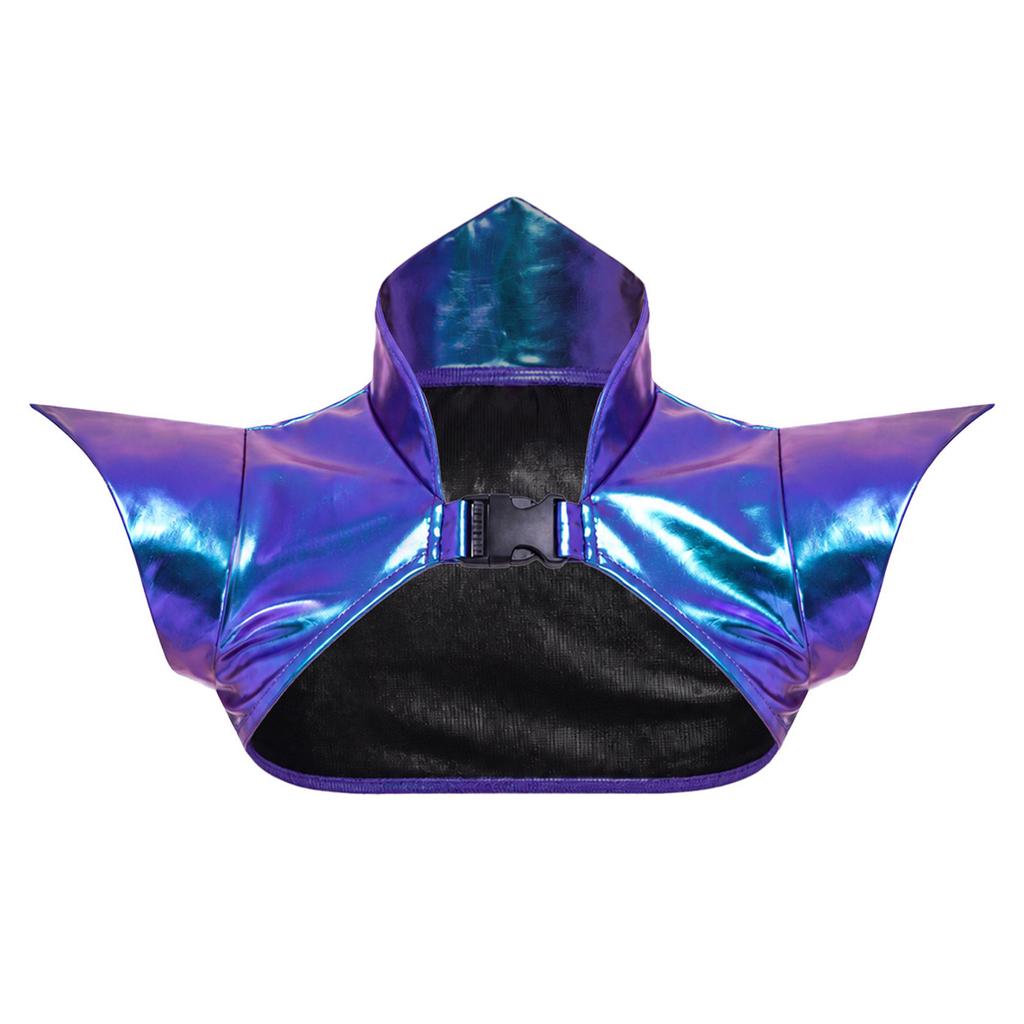 Boléro Armure de Danse Métallique pour Filles Steampunk Gothique Épaulette Colletée Pauldron pour Fête Thème Halloween Spectacle sur Scène