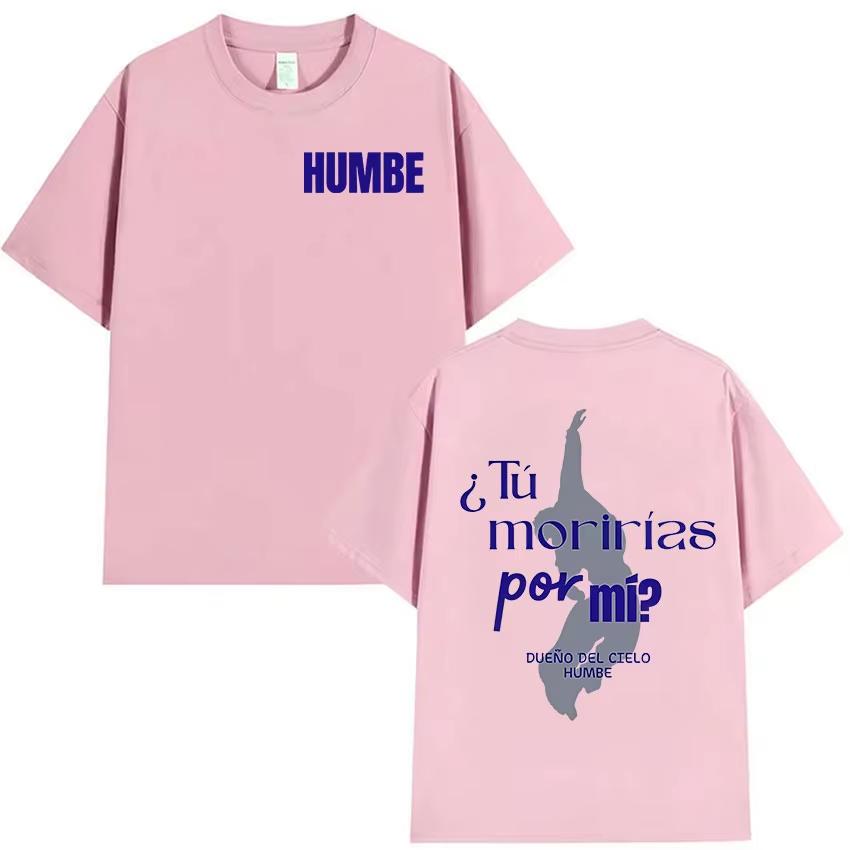Humbe Dueno Del Cielo Tour 2026 T Shirt Unisexs Vintage High Quality Fashion Tshirts Casual Clothing pure Cotton Short Sleeve Top