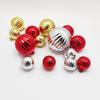 Electroplated Irregular Watermelon Christmas Ornaments - Plastic Holiday Tree Decorations