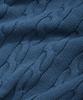 COVERNAT WOMAN Cable Knit Vest Blue