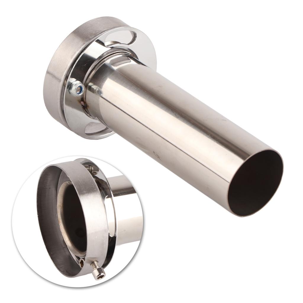Universal Adjustable 85mm Round Exhaust Muffler Tip Removable Sound Silencer