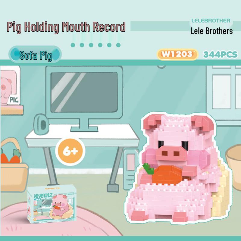 Chinese Panda Building Blocks - Compatible with Lego Bricks, Educational Micro Particle Assembly Toys, Gift Set