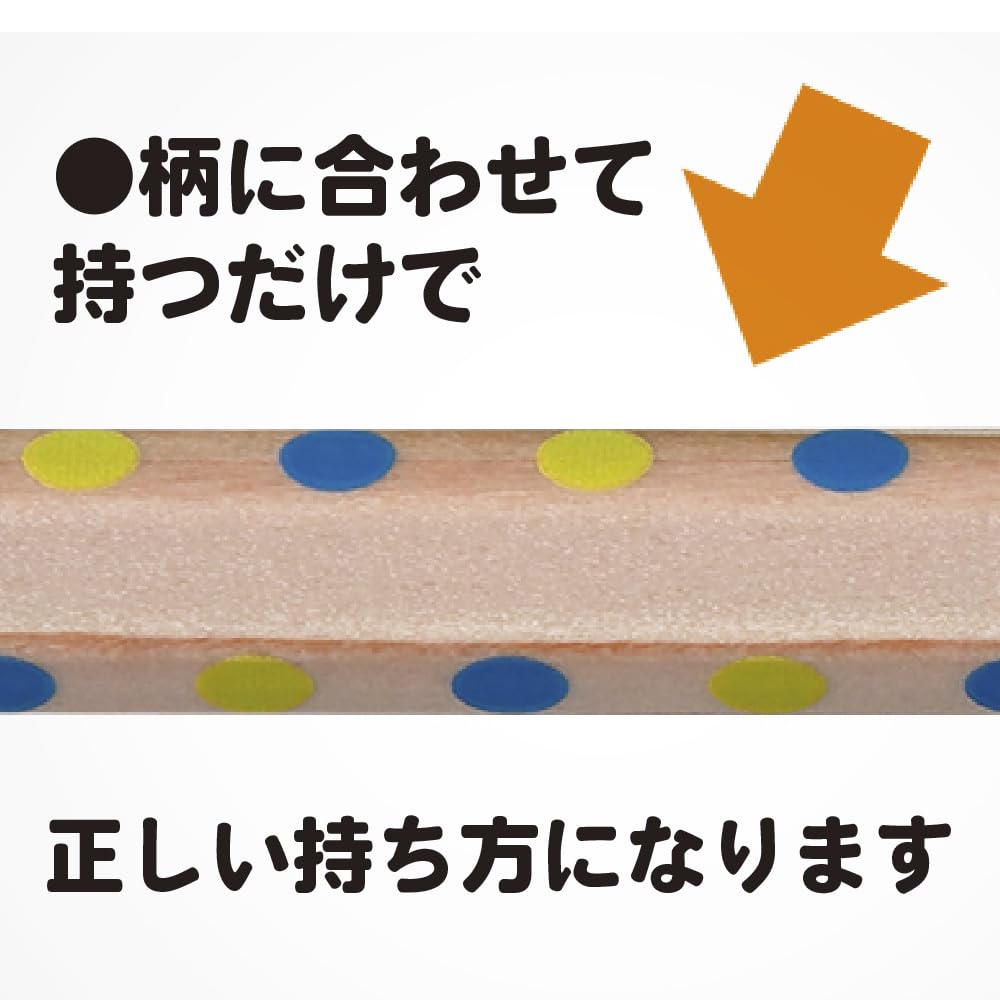 Tombow Pencil Triangular Pencil 2B Easy to Grip Writing Pencil surface and grip - (with non-slip guide) KB-EG01-2B