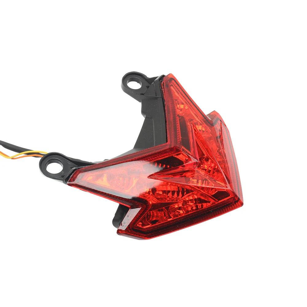 Motorcycle Motocross LED Taillight Turn Signals Light For Kawasaki Z800 ZX6R Z125 ZX636 2016-2023 Moto Accesorios Enduro