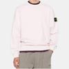 Stone Island Classic Solid Color Brushed Fleece Cotton Crewneck Sweatshirt Unisex Sweatshirt K2S156100028S0A20-V0080