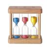 Sand Timer Set 1Min 3Min 5Min Hourglass 3-in-1 Desktop Sand Clock for Cooking Classroom Exercise Home Office Decoration