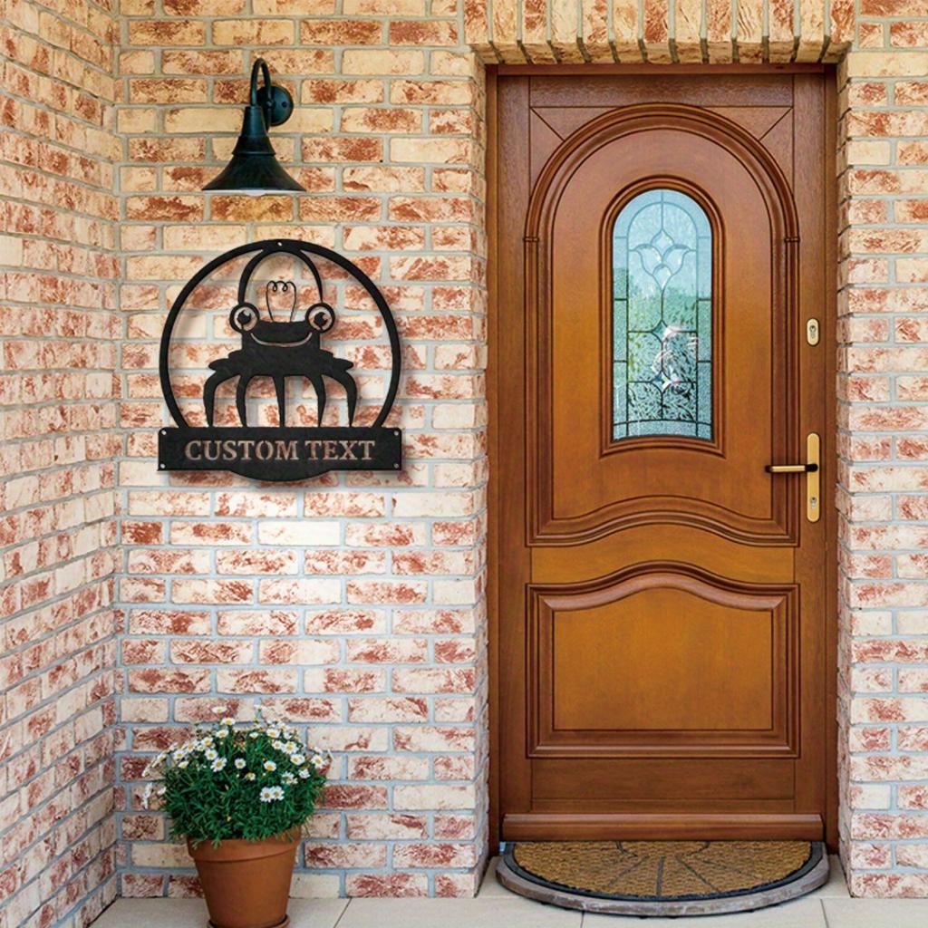 Unique Octopus Metal Wall Decor Sign for Home Garden Outdoor