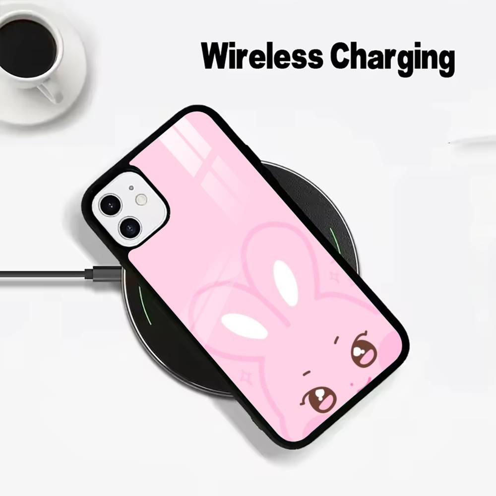 Cute-A-N-I-T-E-E-Z For IPhone17 16 15 14 13 12 11 Plus Pro Max Plus Wireless Charger Phone Case