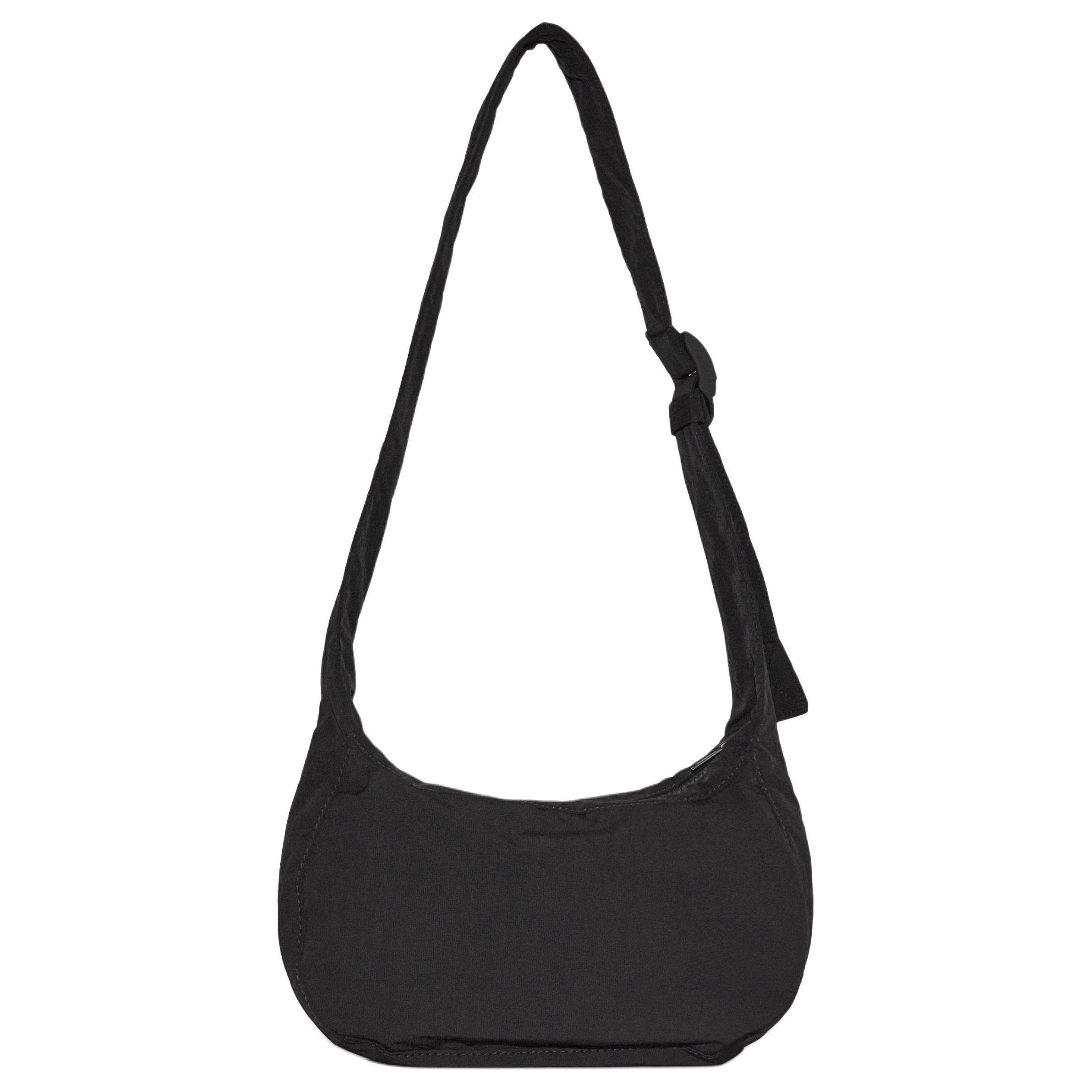 

New COS Polyamide Saddle Bag, Shoulder Bag, Crossbody Bag Regular Unisex Black 1153034001 24.4*10.9*17.8CM