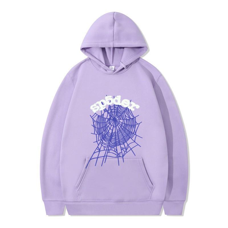 Unisex Kapuzenpullover Mit Spinnenaufdruck Lockerer Schnitt Langarm Pullover Winter