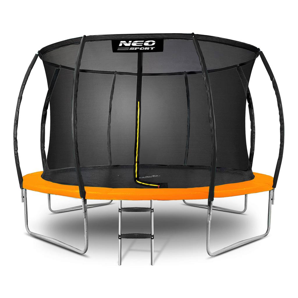 Profiled Garden Trampoline 12Ft/374Cm With Internal Net Neo-Sport