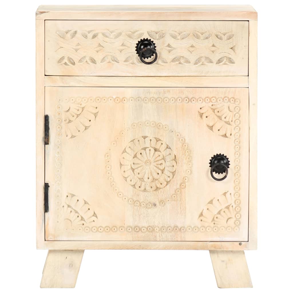 Nightstand 40 x 30 x 50 cm Solid Mango Wood