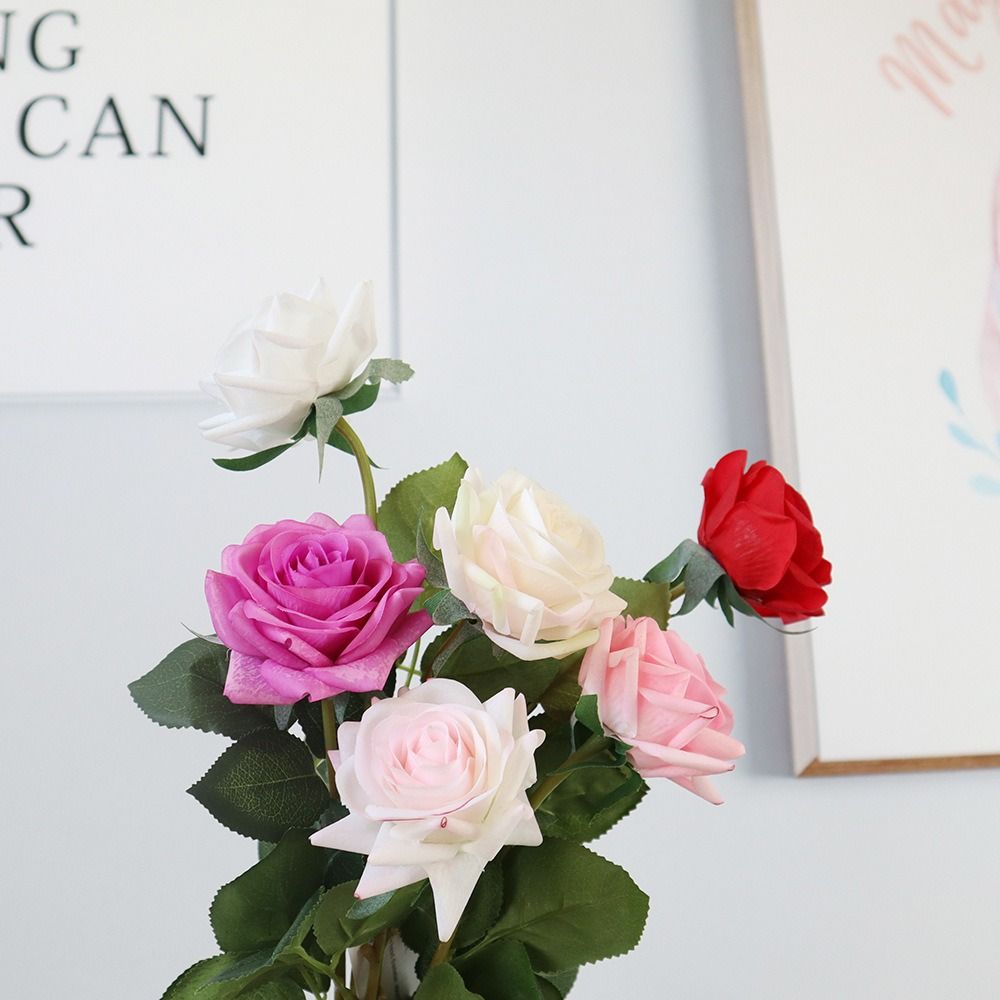 

INS Стиль Поддельные Цветы Модный Букет Аксессуары Новый Имитированный Цветок Розы