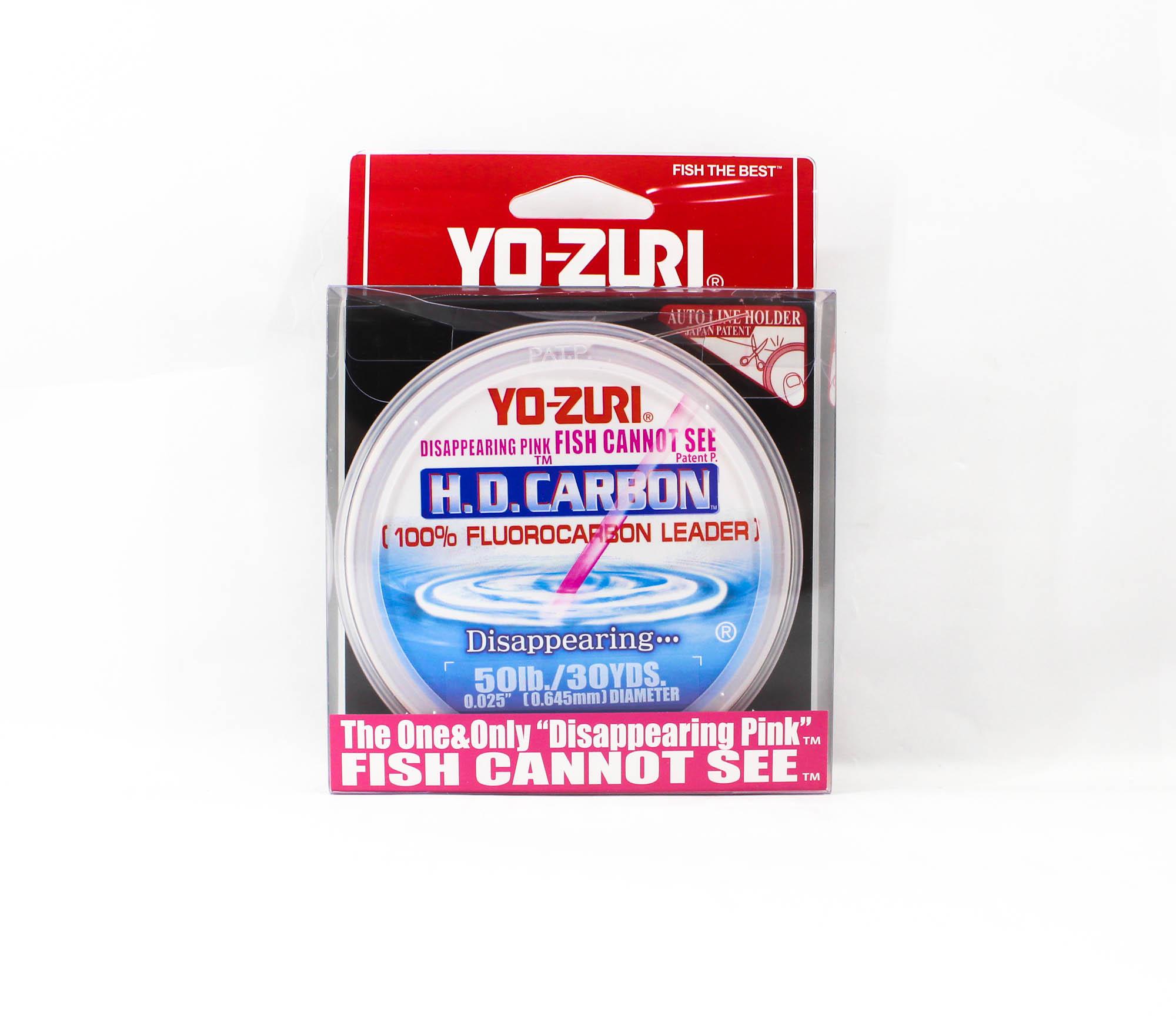 

Yo Zuri HD Carbon Фторуглерод розовый 100% 30 ярдов 50 фунтов R893-DP (1419) розовый