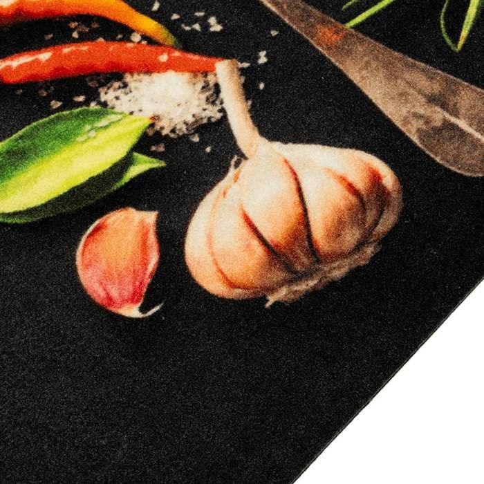 Tapis de cuisine - vidaXL - 60x300 cm - Impression d'épices - Lavable - Antidérapant