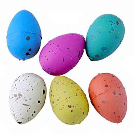 6 Pcs Kids Toys Magic Inflatable Hatching Dinosaur Add Water Growing Dino Eggs