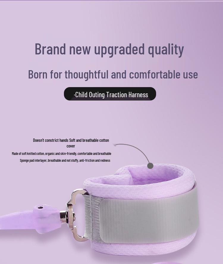 Child Safety Anti-Lost Strap with Traction Rope and Wristband