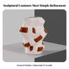 Tabletop Vase Modern Decor Compact for Entryway
