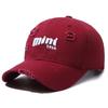 Letter Embroidery Cap Women's Spring Autumn Baseball Cap Ponytail Panama Cap Summer Men's Outdoor Hole Sunscreen Cap