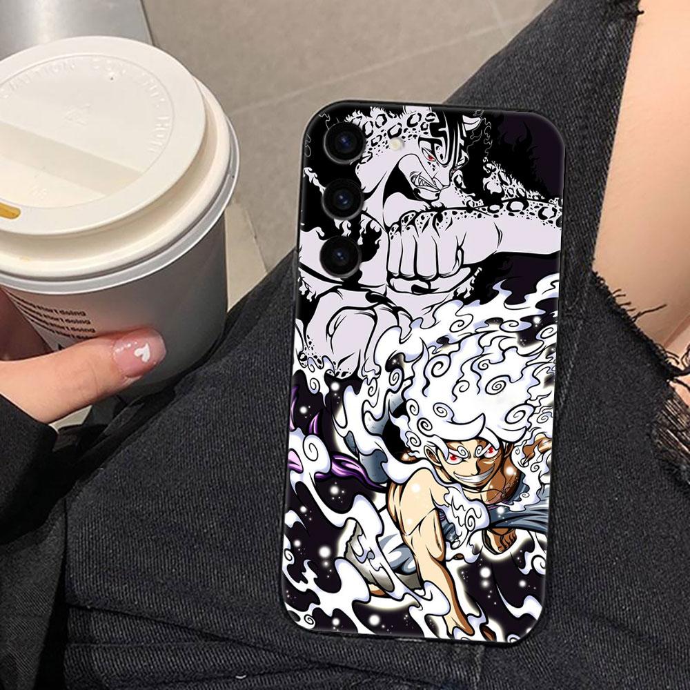 One Piece Luffy Zoro Phone Case For Samsung Galaxy S26 S25 EDGE S24 S23 S22 S21 S20 FE S10 Ultra PLUS LITE DIY Case Shell Cover