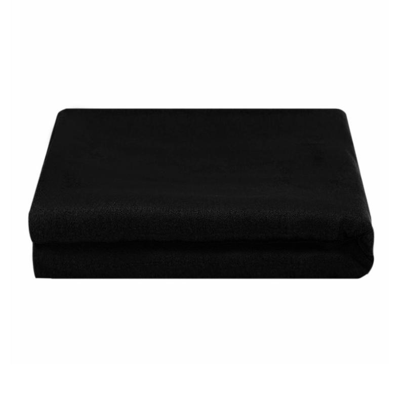 1 X 3m Green Photography Backdrop Set with 4 Clips Polyester Background Screen for Studio/Live Streaming