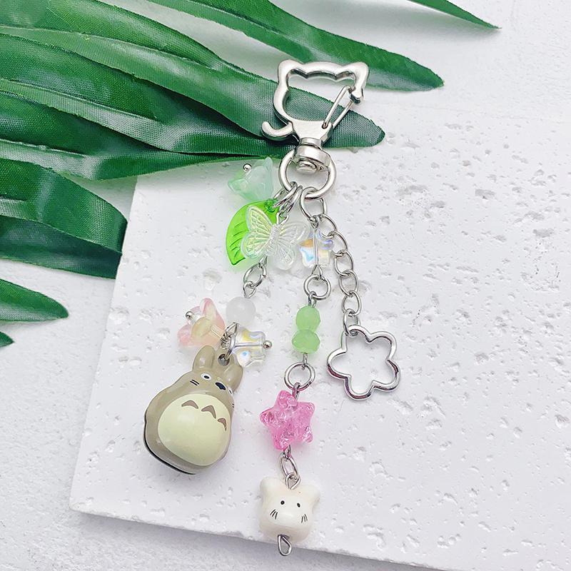 

Y2K Брелок Котик Медвежонок Милый Брелок с Бусинами-Бабочками Подвеска для Сумки для Девочек Держатель для Ключей для Пары Подарки Лучшему Другу