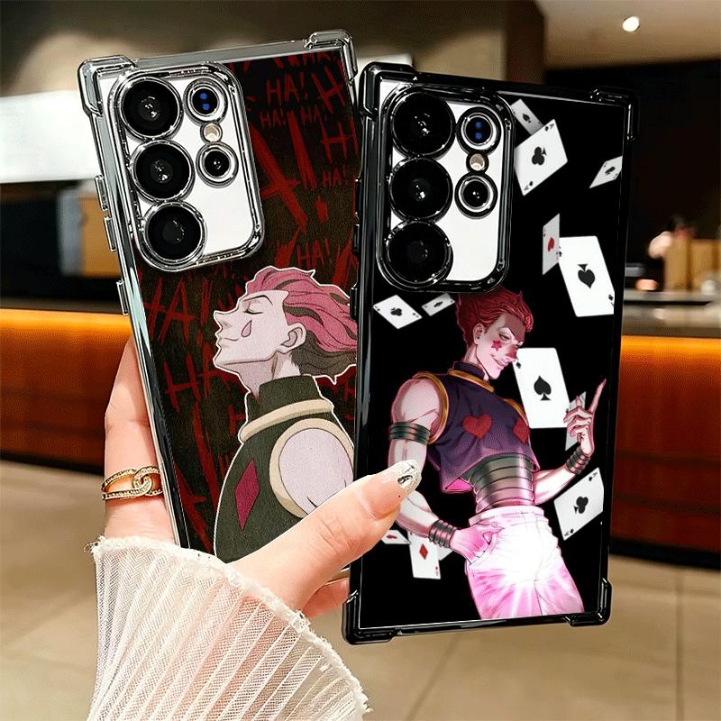 Hunter X-Hunters Hisoka Soft Phone Case For Samsung Galaxy S26 Ultra S25 Edge S24 FE S23 Plus S22 S21 + S20 Plating Anti-Fall Fu