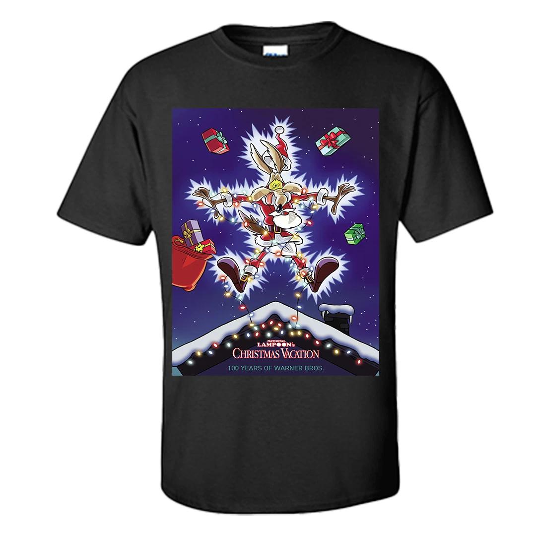 Wile E. Coyote T Shirt Christmas Vacation Shirt Funny Tee S-XXXL L