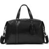 MAHEU Latest Design Black Travelling Bag Men Women Cowhide Leather Duffle Bag Luugage Flight Bag Business Travel Bag Male Female