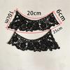 sales of 1-10 pieces Black and white embroidery hollowed out Shredded milk decoration DIY sewing lace accessories
