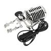Vintage Microphone Guitar Robot Table Lamp Aluminum Retro Metal Robot Night Light for Bedroom Desk