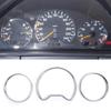 For Mercedes Benz W210 E W208 CLK W202 C 1995-2001 Chrome Speedometer Gauge Dial Rings Car Circle Styling Cover Car Accessories