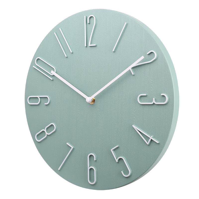 8-inch 20cm Clock Wall Hanging for Home Use, Silent, Simple, Luxurious, Creative, Wall Hanging, Living Room, Fashionable Clock