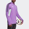 Adidas Real Madrid Condivo 22 Training Half-Zip Long Sleeve Top Men Tops Bright-Purple HT8803