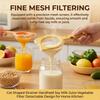 Cat Shaped Strainer Handheld Soy Milk Juice Vegetable Filter Detachable Design for Home Kitchen Food Filter