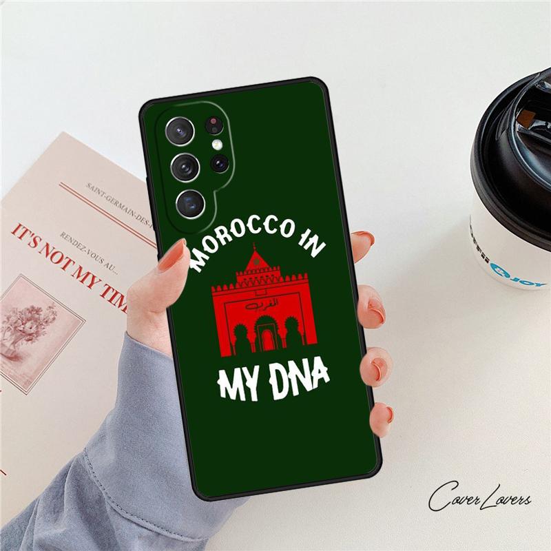 Morocco Flag Moroccan Unique phone case For Samsung Galaxy S24 S25 S23 S22 Ultra Note 10 20 Plus S20 S21 FE Cover
