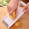 Multifunctional Vegetable Cutter 4-piece Set, Grater, Kitchen Potato Cutter, Radish Cucumber Manual Wiping and Slicer