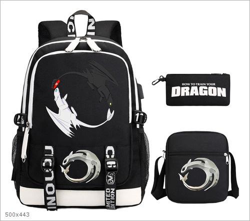 Young Students Schoolbag Cartoon Backpack Leisure Travel Computer Bag To Picture
