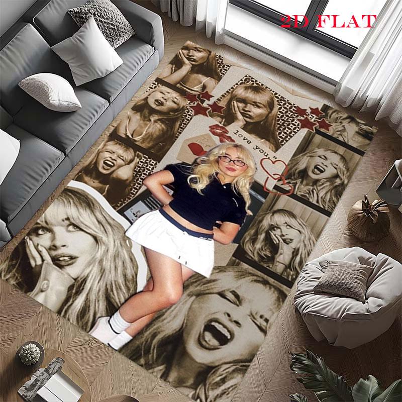 Sabrina Lavender Dream Carpet Rug for Living Room Bedroom Home Sofa Decoration,Kids play Nonslip Floor Mat