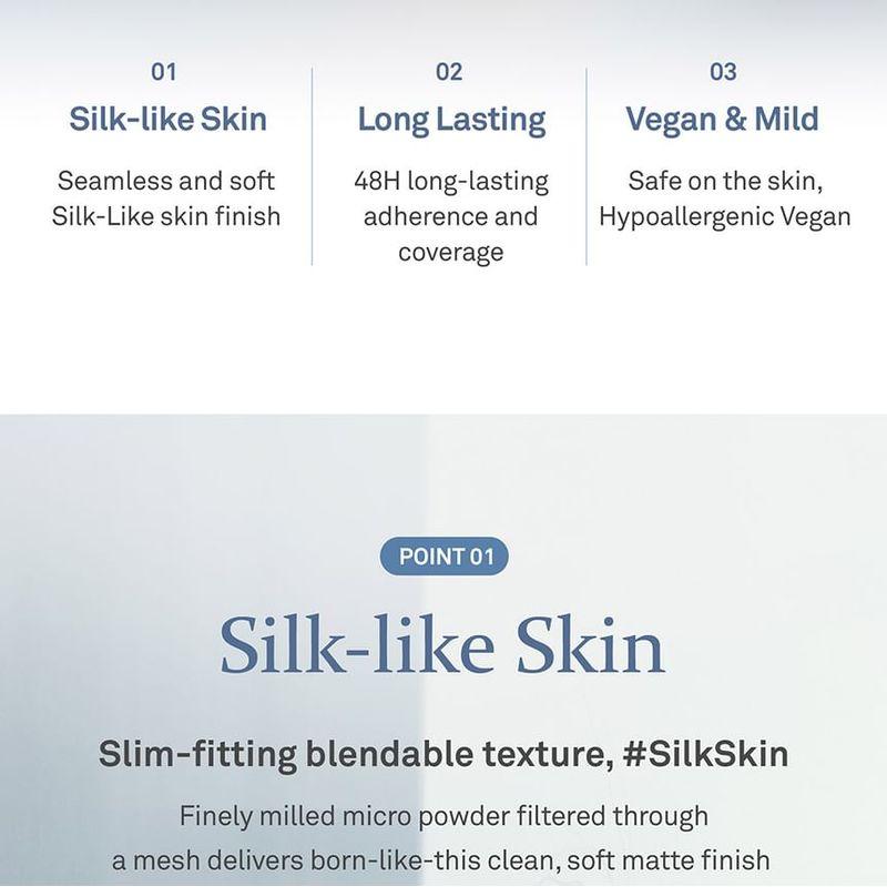 hince - Second Skin Mesh Matte Cushion - 4 Colors