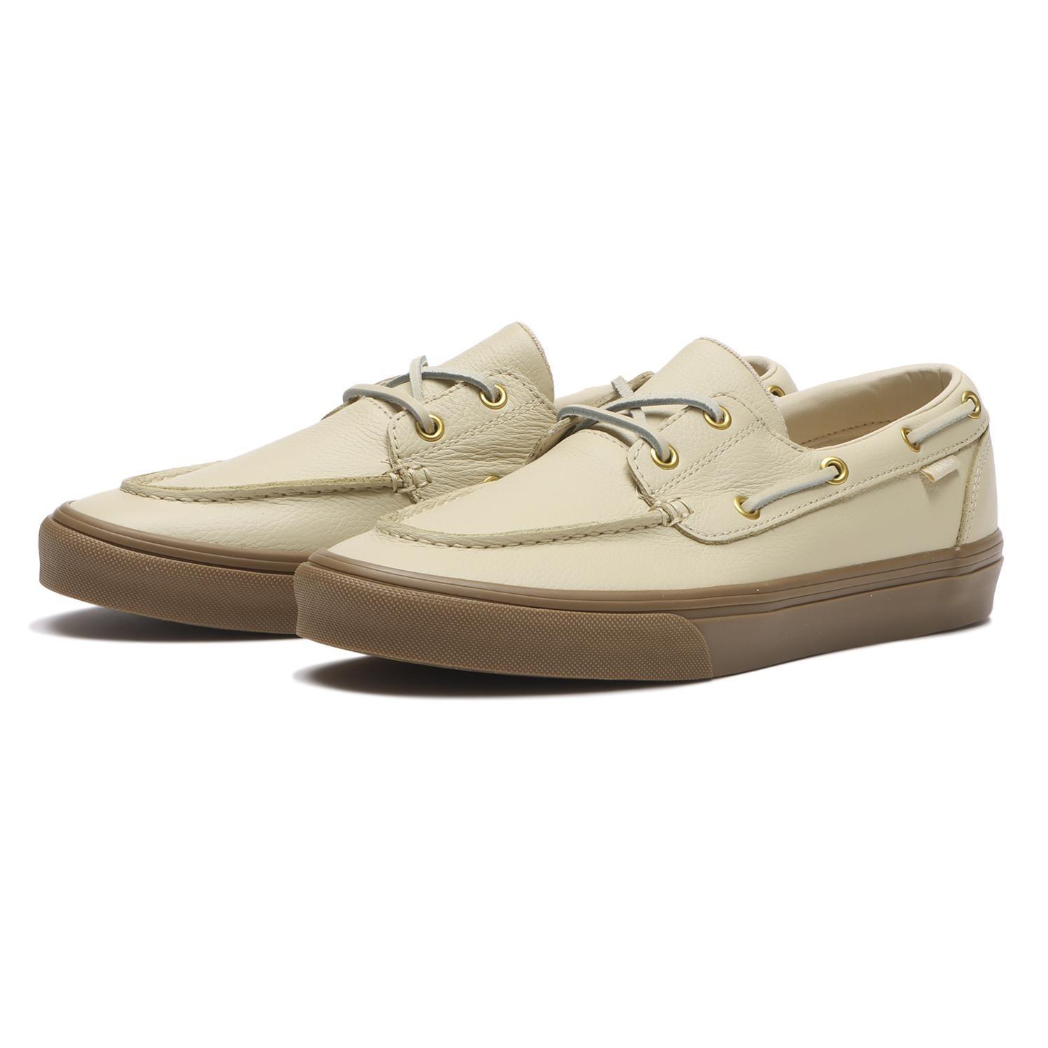 VN000Z11TAN Vans 2 Eyelet Boat Shoe Leather Tan (Men s) 7