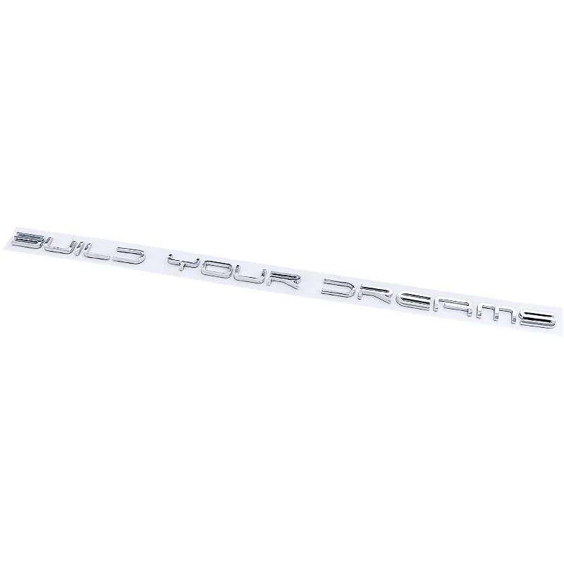 

label letter badge logo car stickers decorate tail letter refit car boot rear trunk accessories
