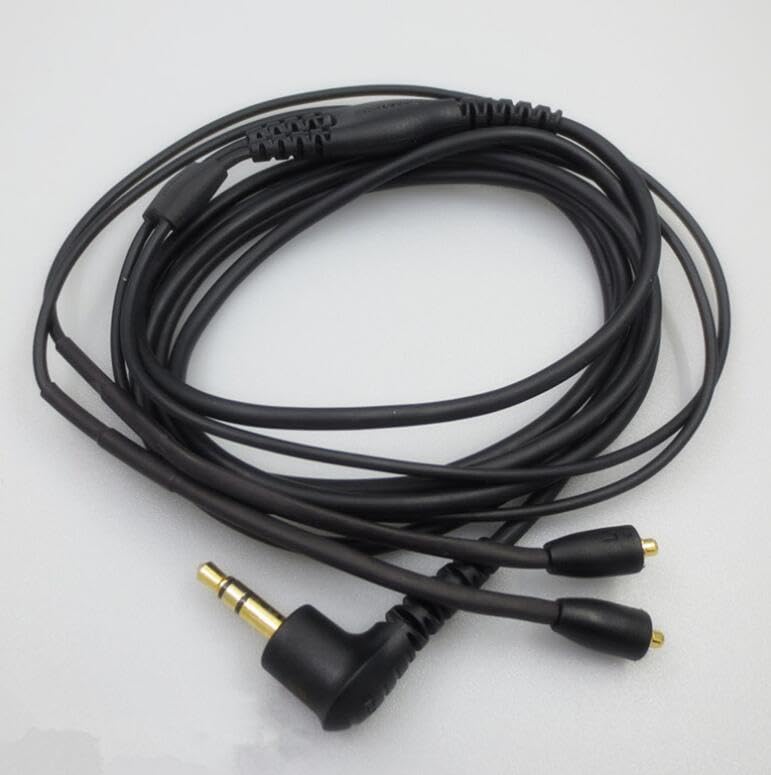 Replacement Headphone Cable for Shure SE215, SE535, SE315, SE425, SE846, UE900, and W40 Audio Headphones.